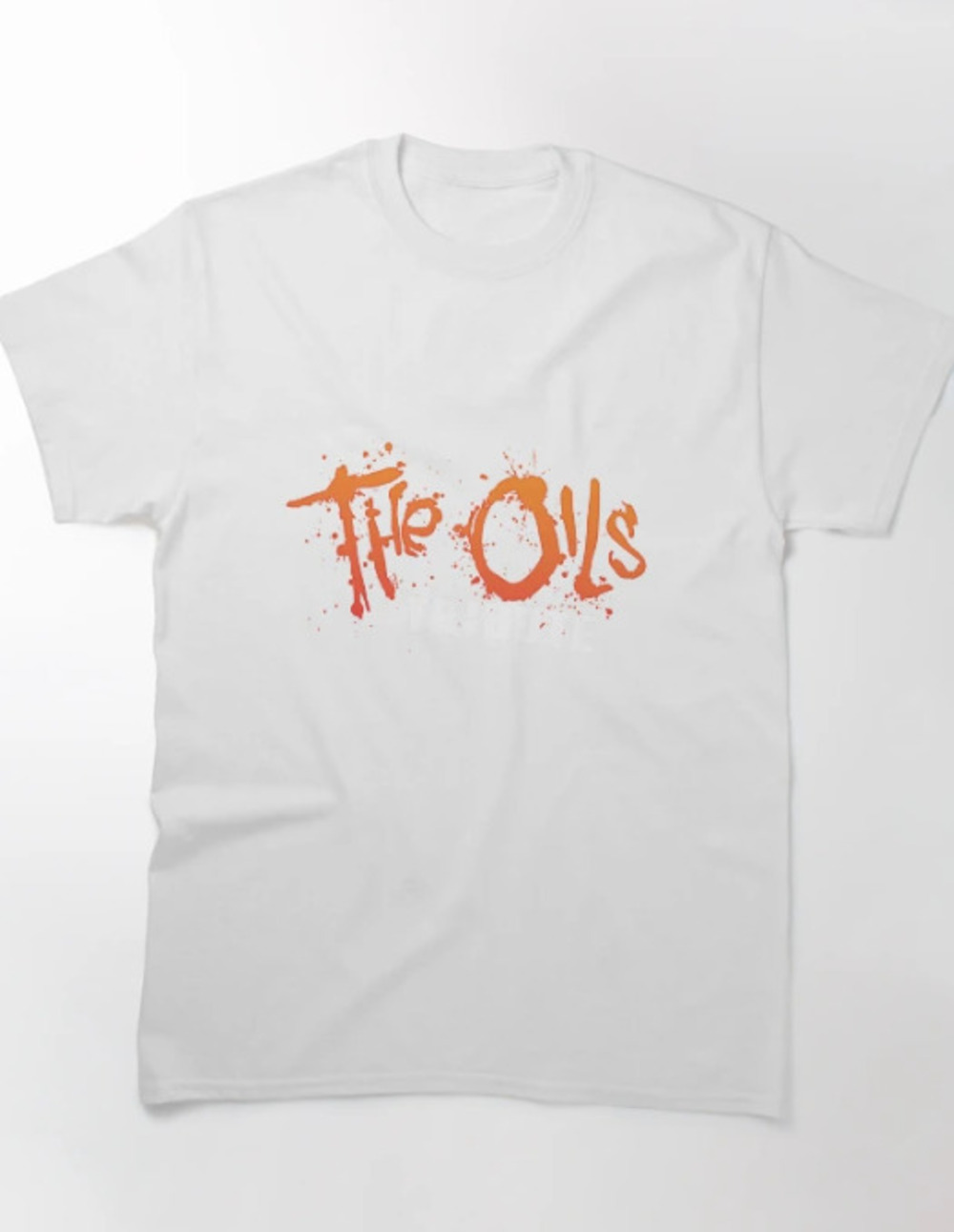 The Oils Tribute Orange Logo Classic T Shirt White